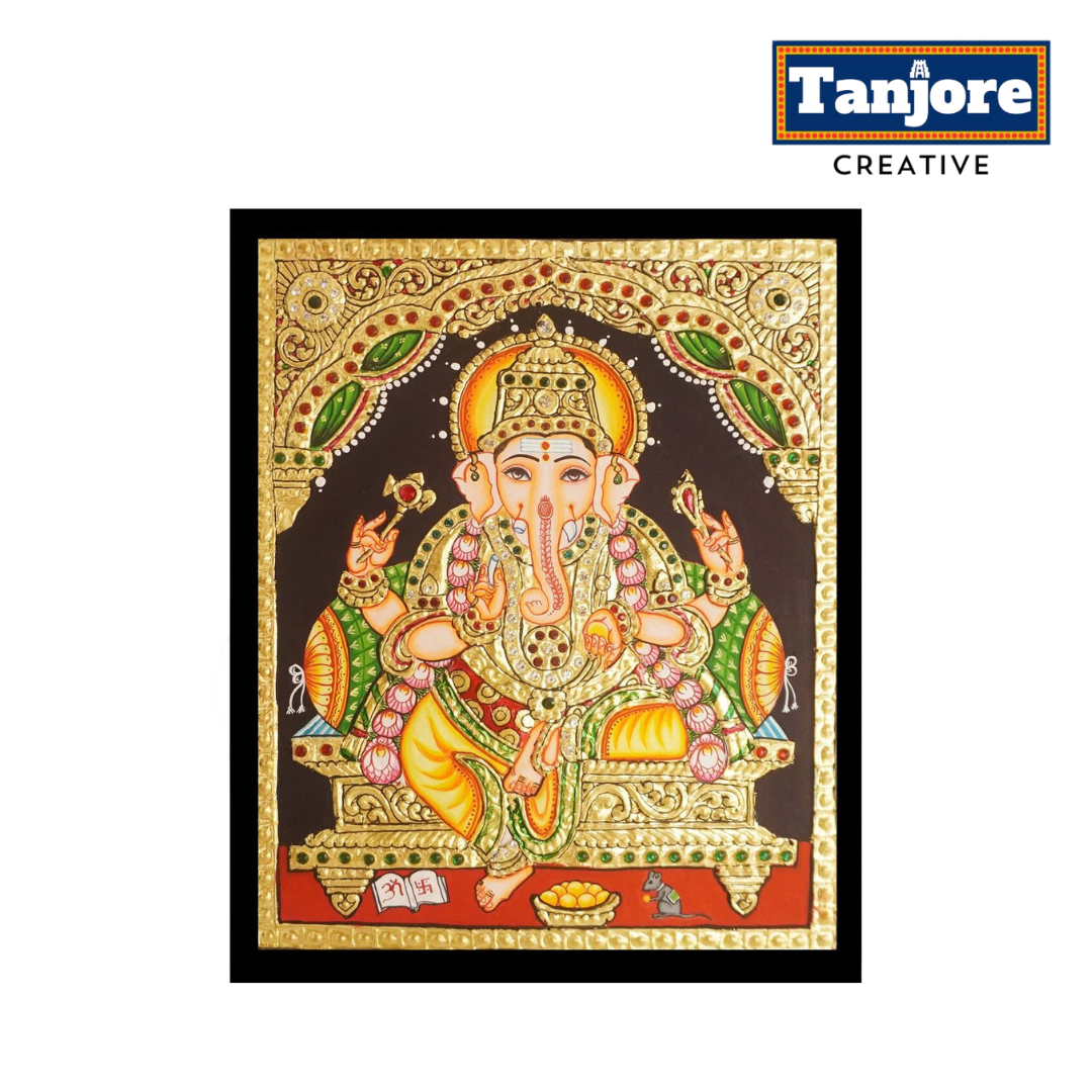 TANJORE PAINTING GANESHA