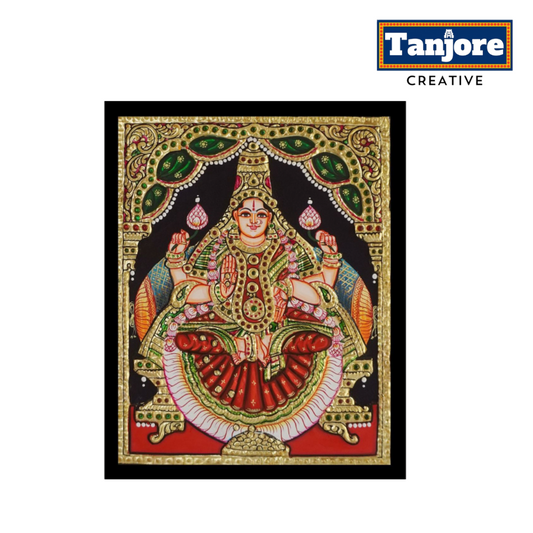 Tanjore Painting: Dhana Lakshmi