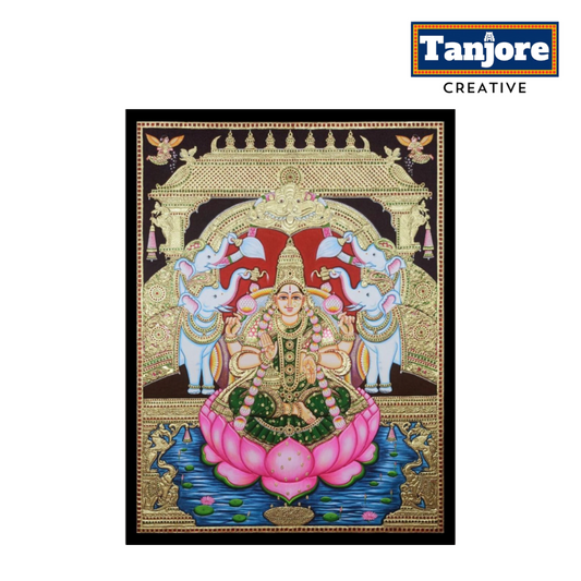 TANJORE PAINTING DHANA LAKSHMI