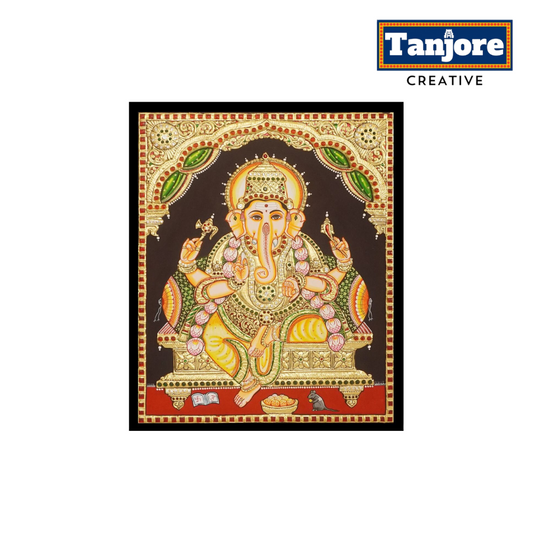 TANJORE PAINTING GANESHA