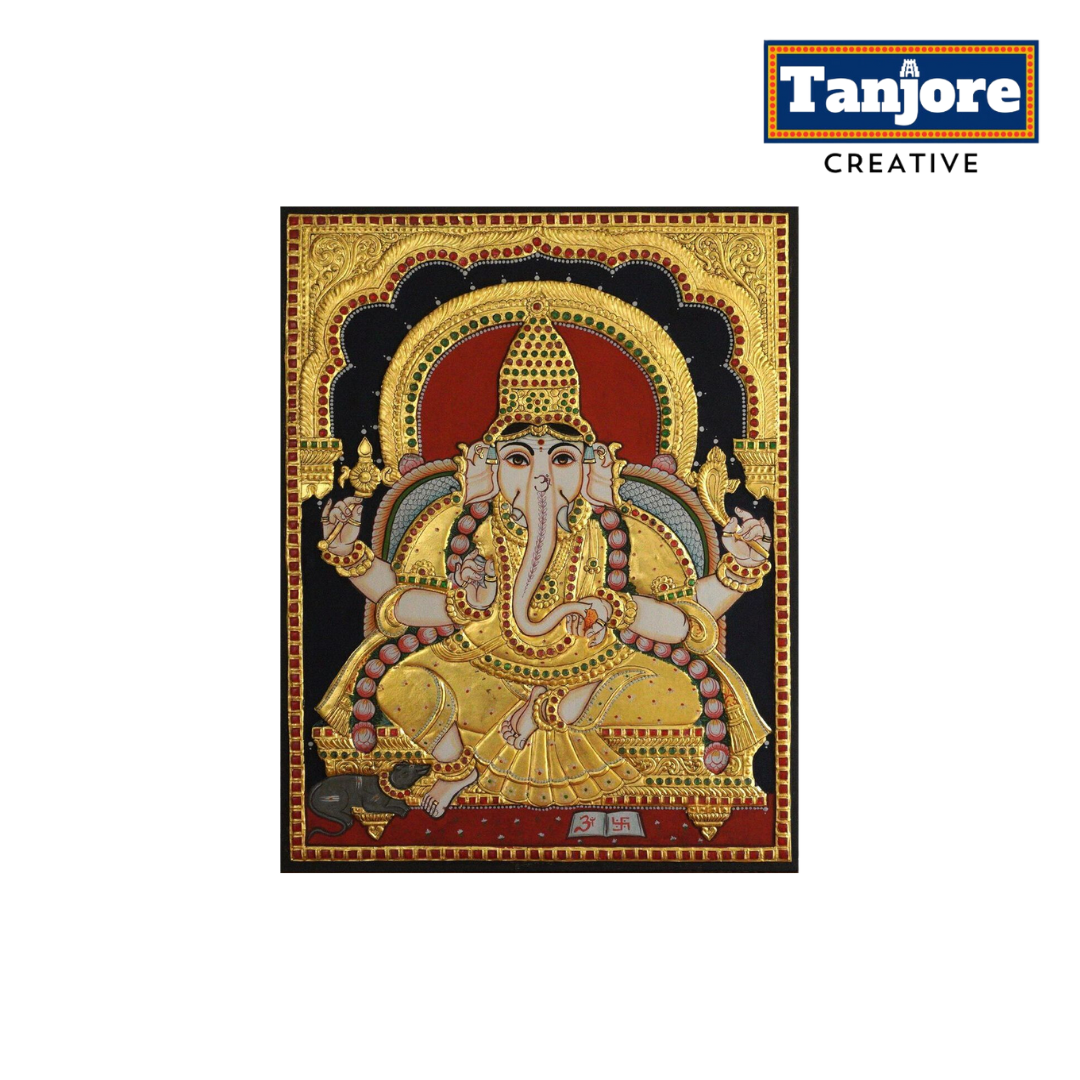 TANJORE PAINTING GANESHA