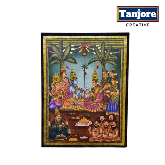 TANJORE PAINTING SRINIVASA KALYANAN