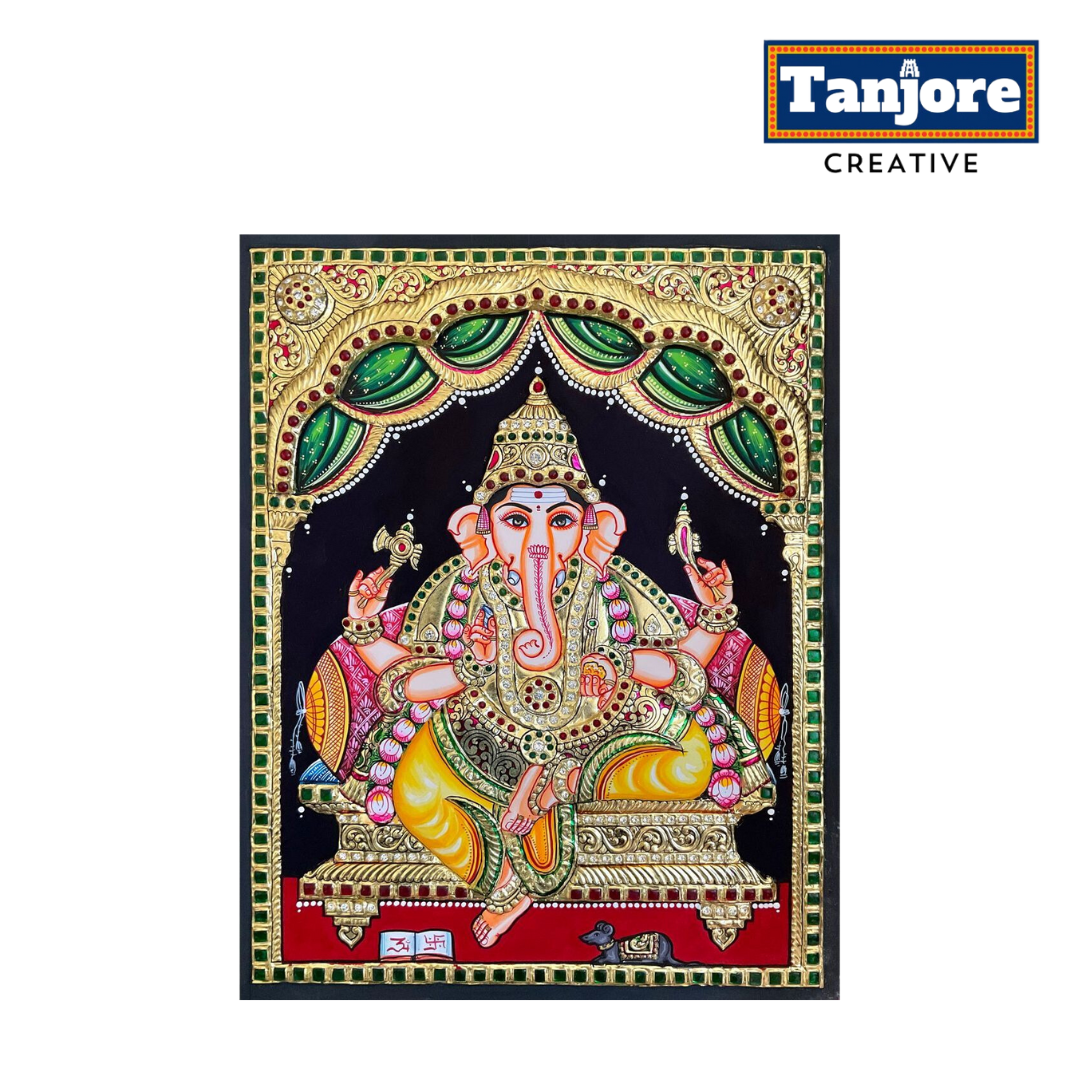 TANJORE PAINTING GANESHA