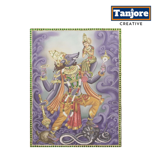 TANJORE PAINTING VARAHA LAKSHMI