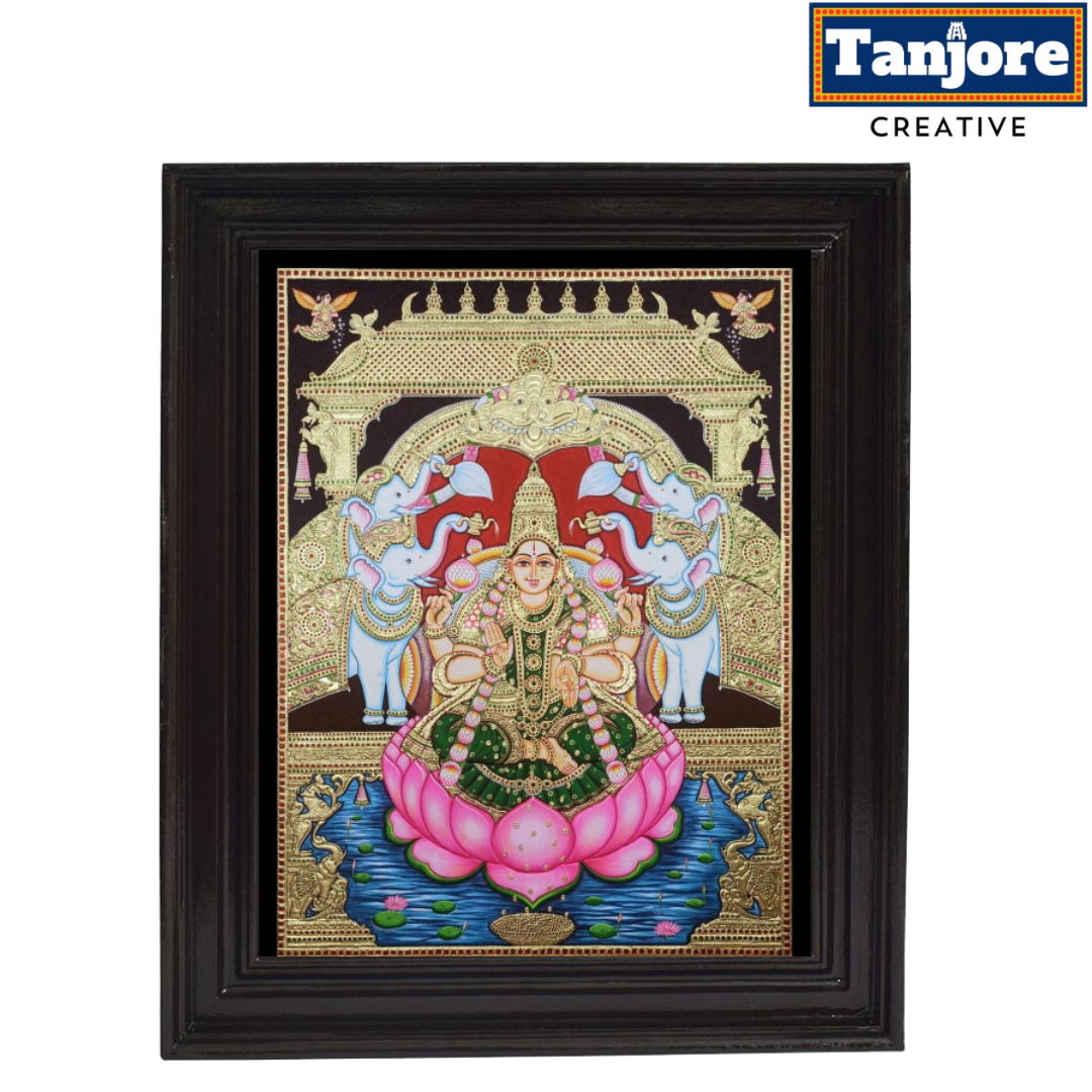 TANJORE PAINTING DHANA LAKSHMI