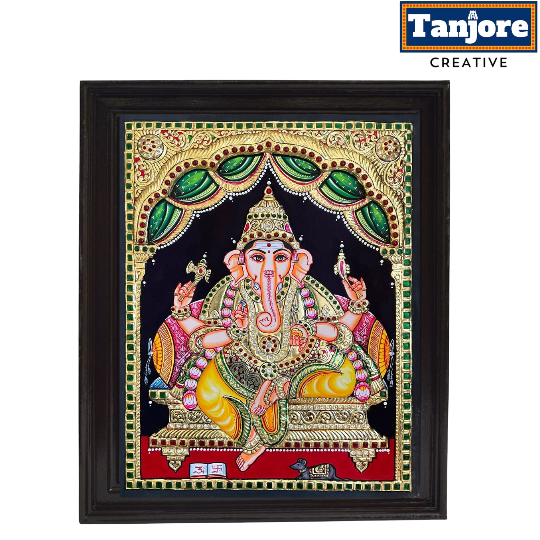 TANJORE PAINTING GANESHA