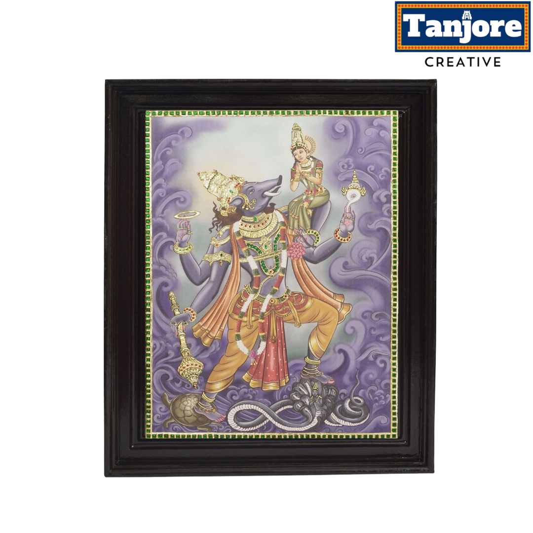 TANJORE PAINTING VARAHA LAKSHMI