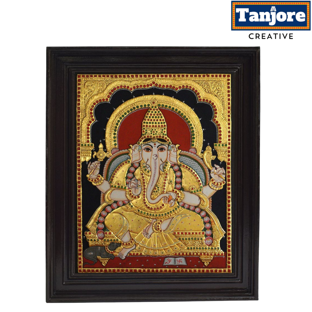 TANJORE PAINTING GANESHA