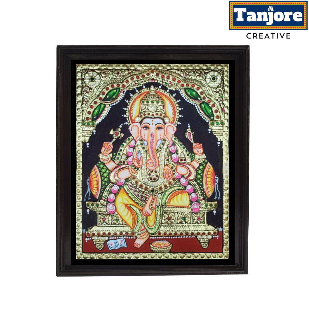 TANJORE PAINTING GANESHA