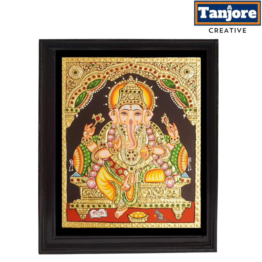 TANJORE PAINTING GANESHA