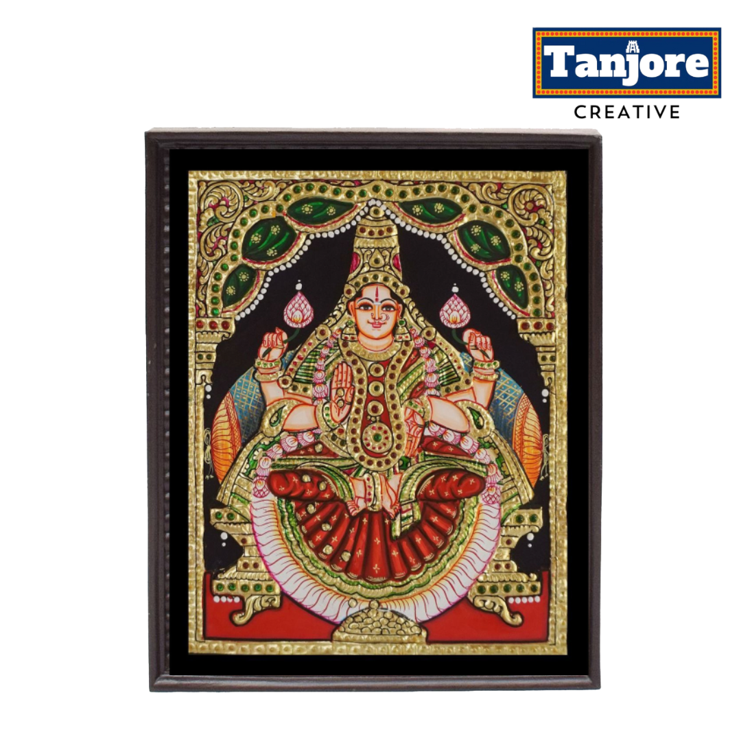 Tanjore Painting: Dhana Lakshmi