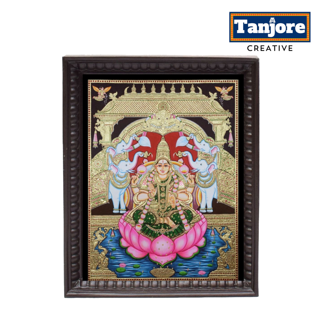 TANJORE PAINTING DHANA LAKSHMI