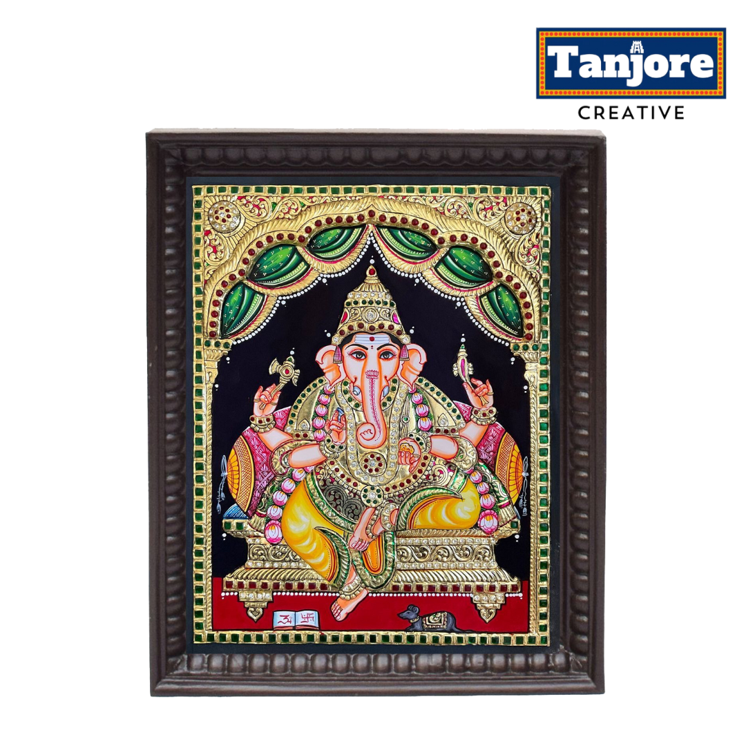 TANJORE PAINTING GANESHA