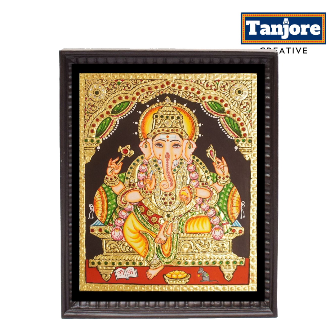 TANJORE PAINTING GANESHA