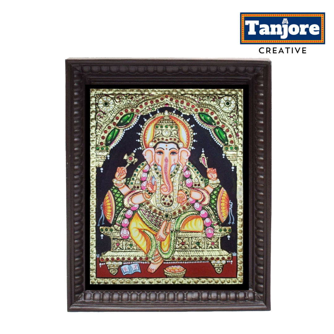 TANJORE PAINTING GANESHA