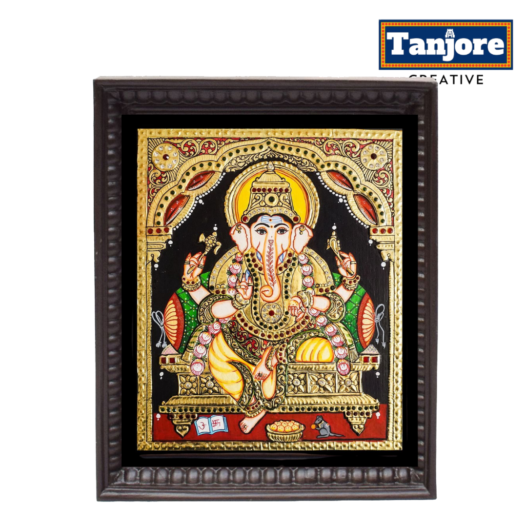 TANJORE PAINTING GANESHA