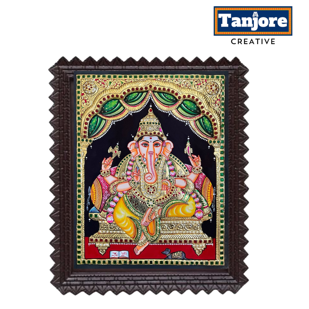 TANJORE PAINTING GANESHA