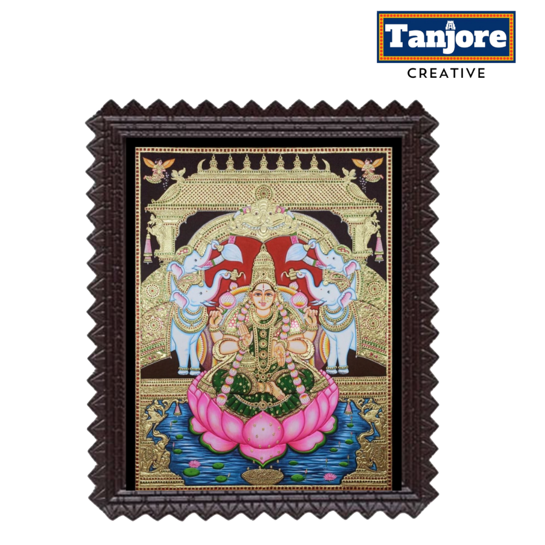 TANJORE PAINTING DHANA LAKSHMI