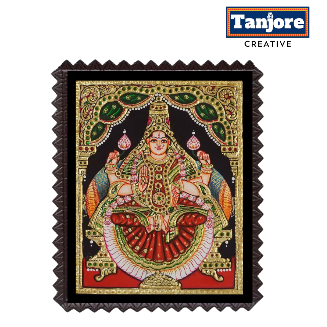 Tanjore Painting: Dhana Lakshmi