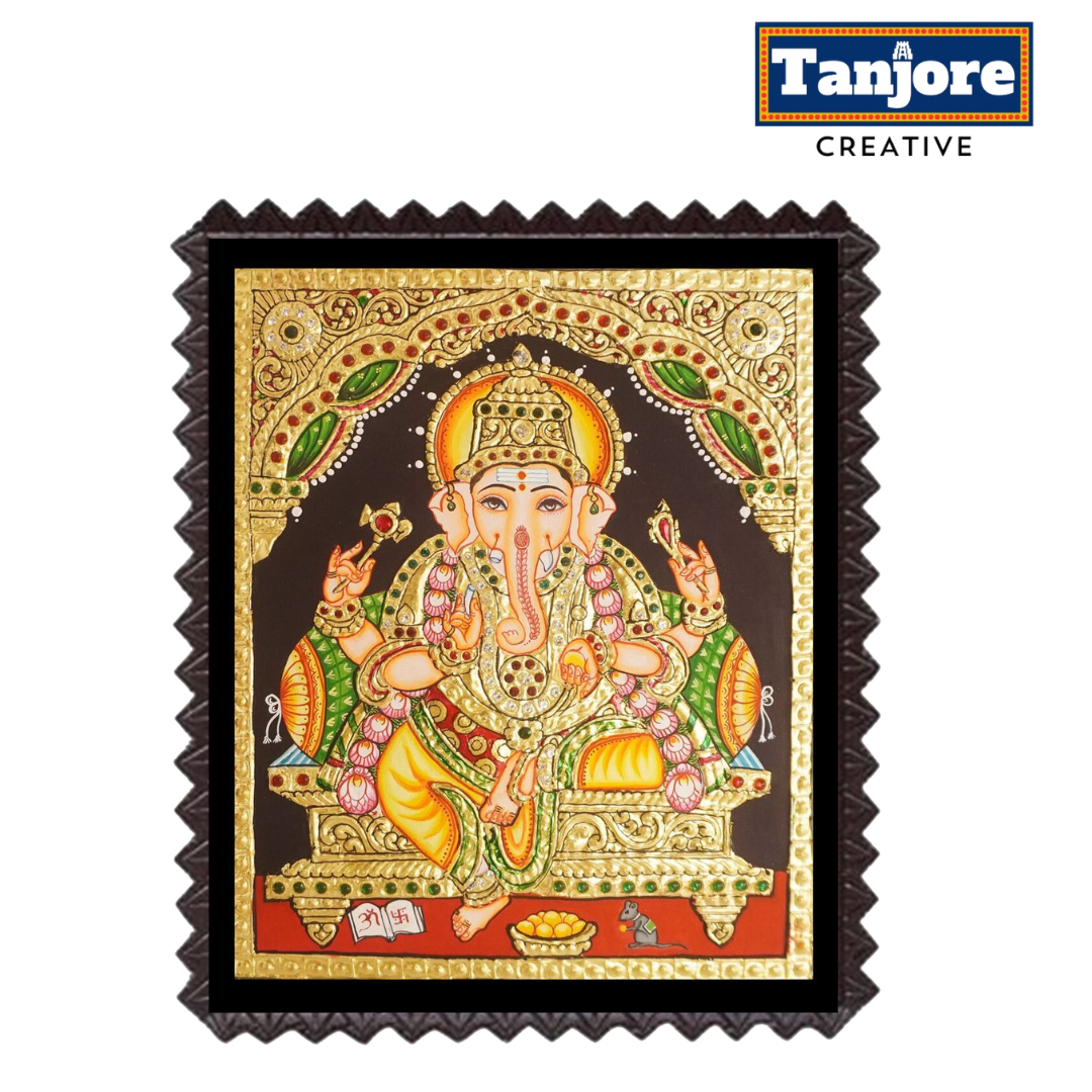 TANJORE PAINTING GANESHA