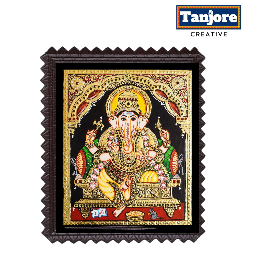 TANJORE PAINTING GANESHA