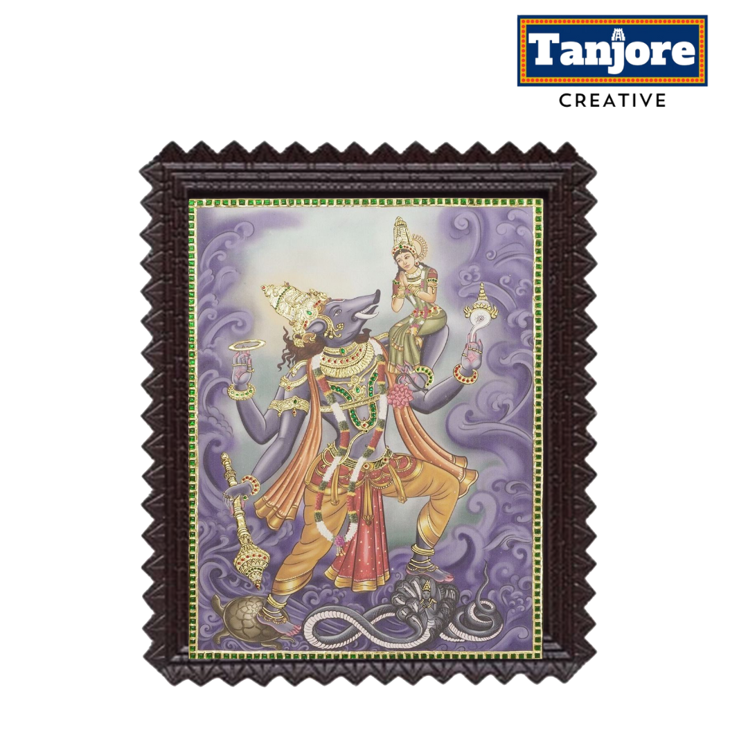 TANJORE PAINTING VARAHA LAKSHMI