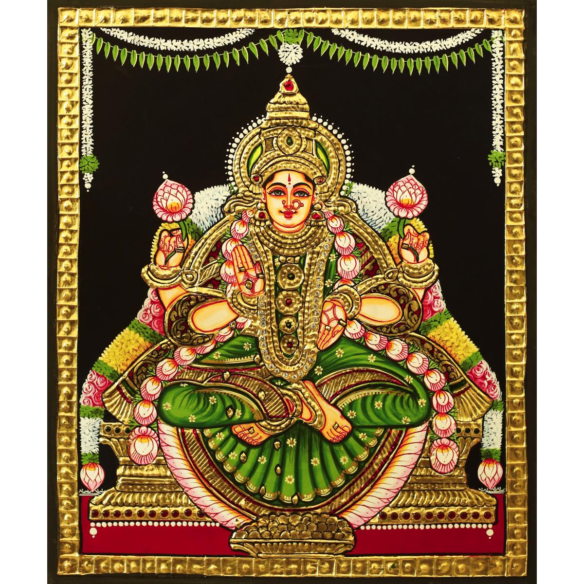 TANJORE PAINTING DHANA LAKSHMI