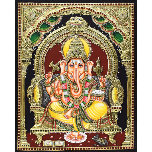 TANJORE PAINTING GANESHA