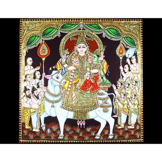 TANJORE PAINTING RISHABA RUDAR