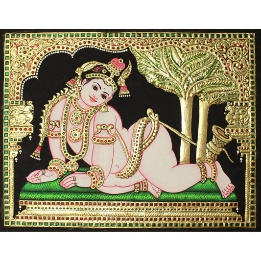 TANJORE PAINTING KRISHNA