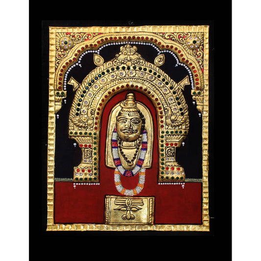 TANJORE PAINTING SHIVA LINGAM