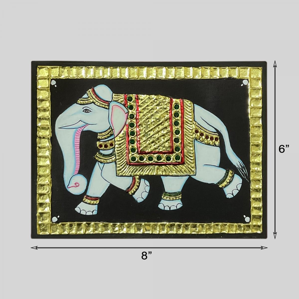 TANJORE PAINTING ELEPHAT