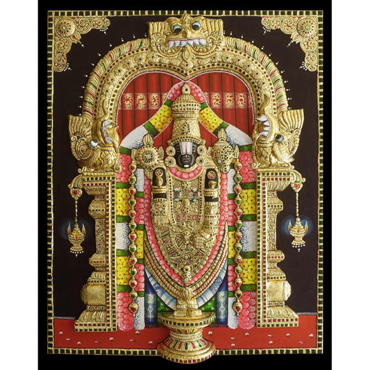 TANJORE PAINTING BALAJI 3D SUPER EMBOSED