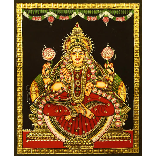 TANJORE PAINTING DHANA LAKSHMI