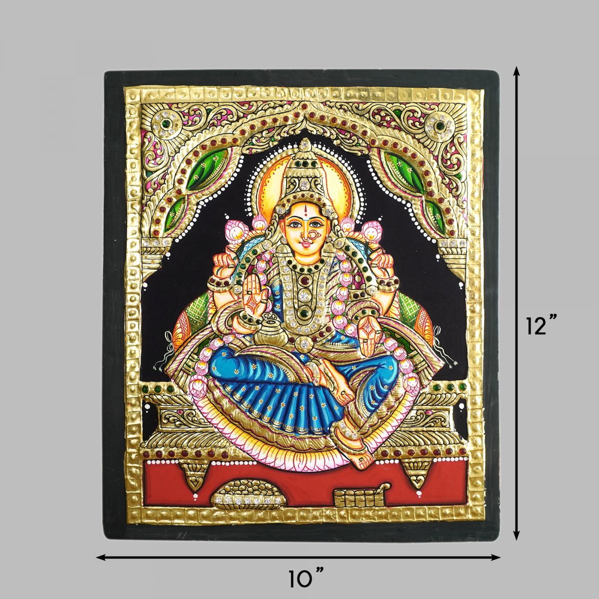 TANJORE PAINTING GAJA LAKSHMI