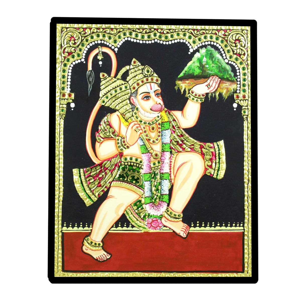 STANDING HANUMAN WITH SANJEEVINI