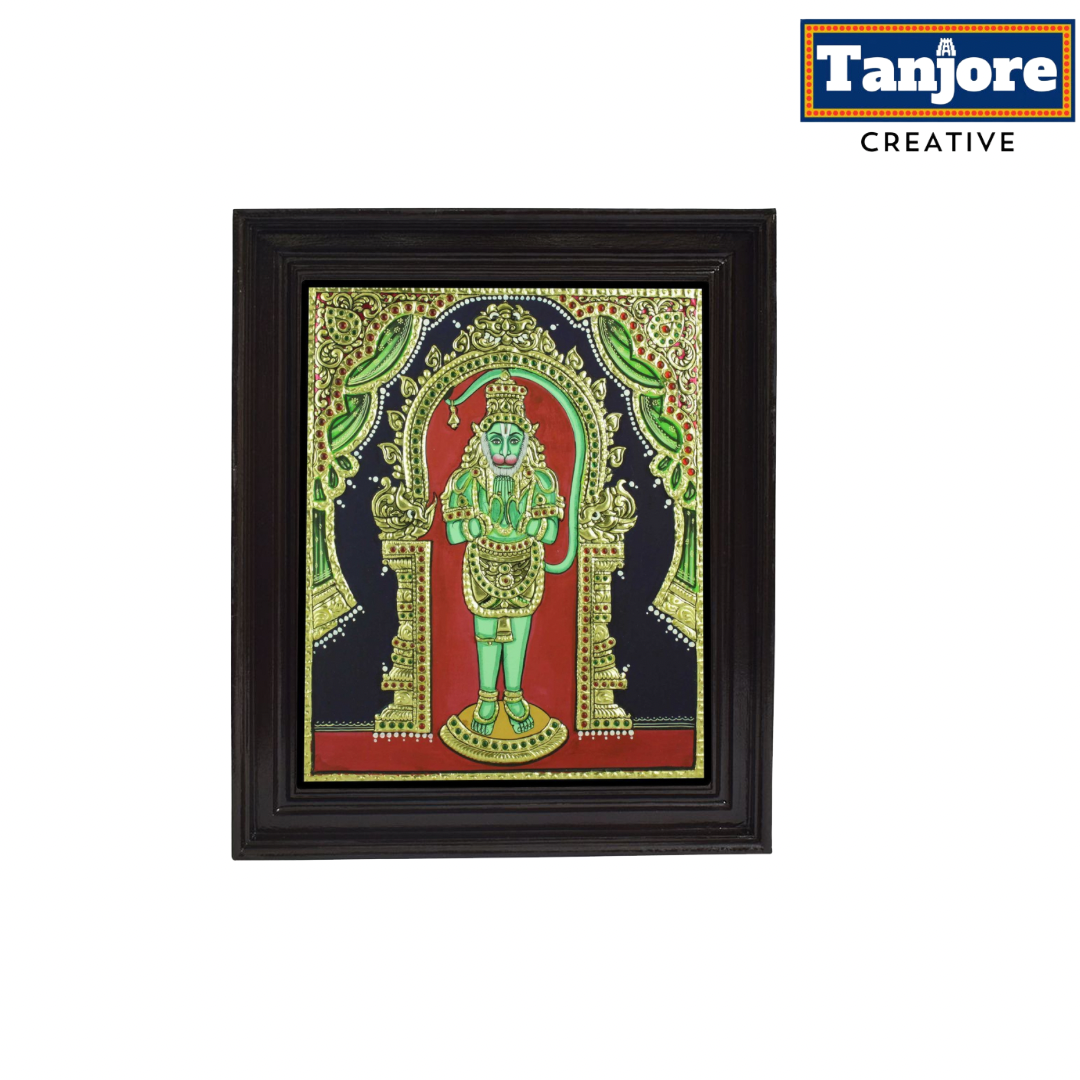 TANJORE PAINTING STANDING HANUMAN