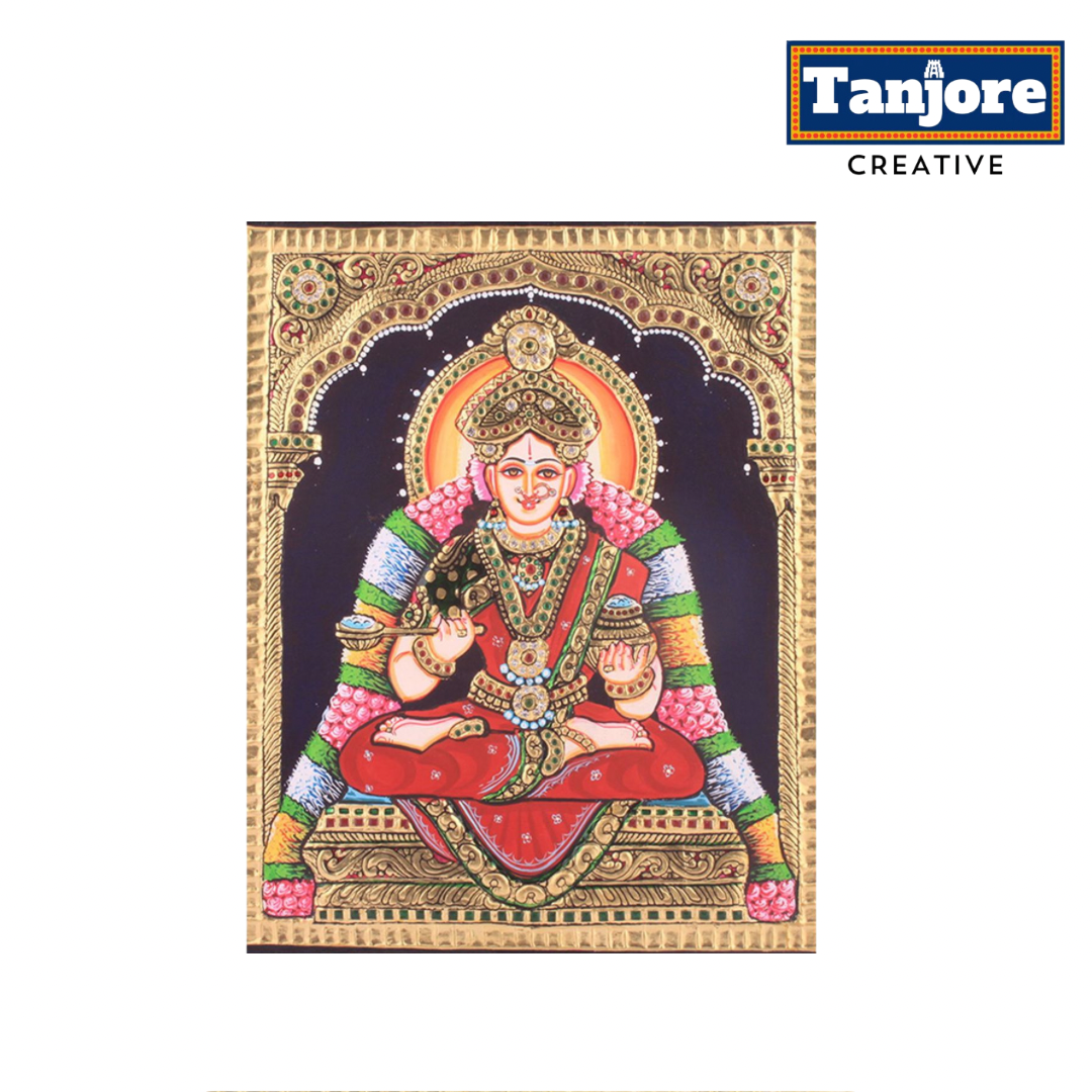 TANJORE PAINTING ANNAPOORNE