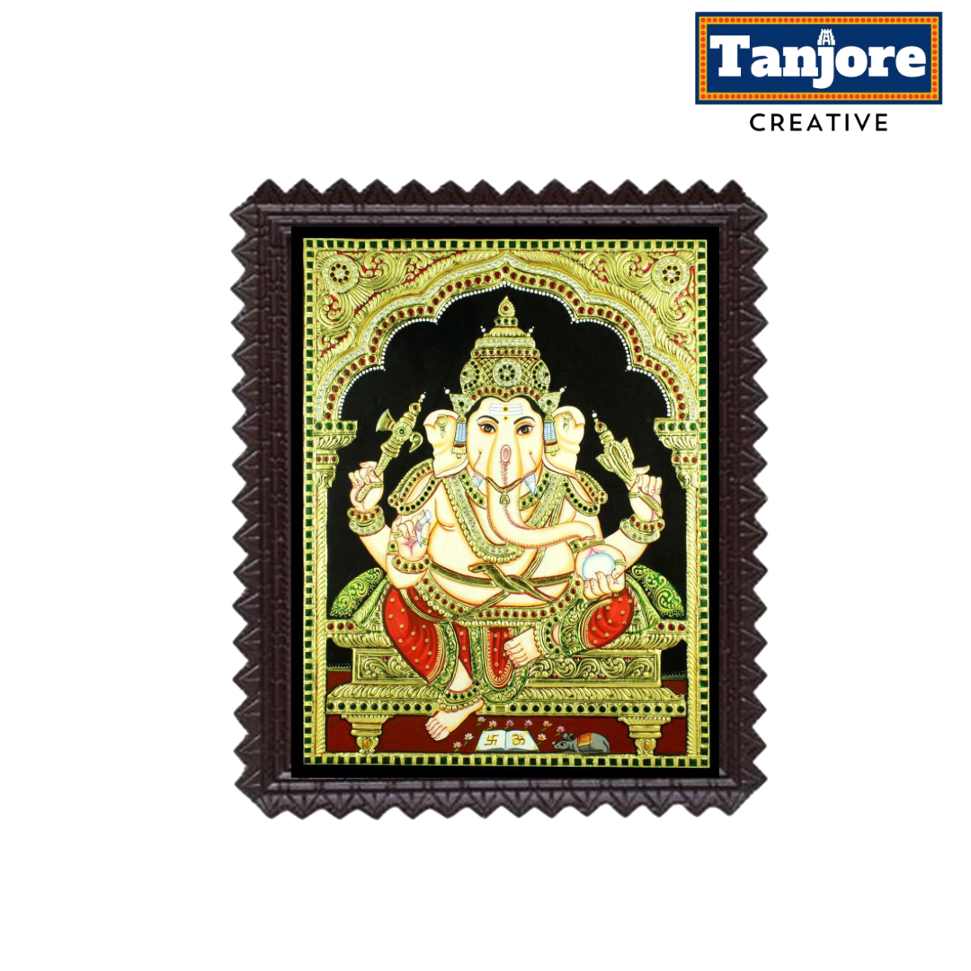 TANJORE PAINTING GANESHA