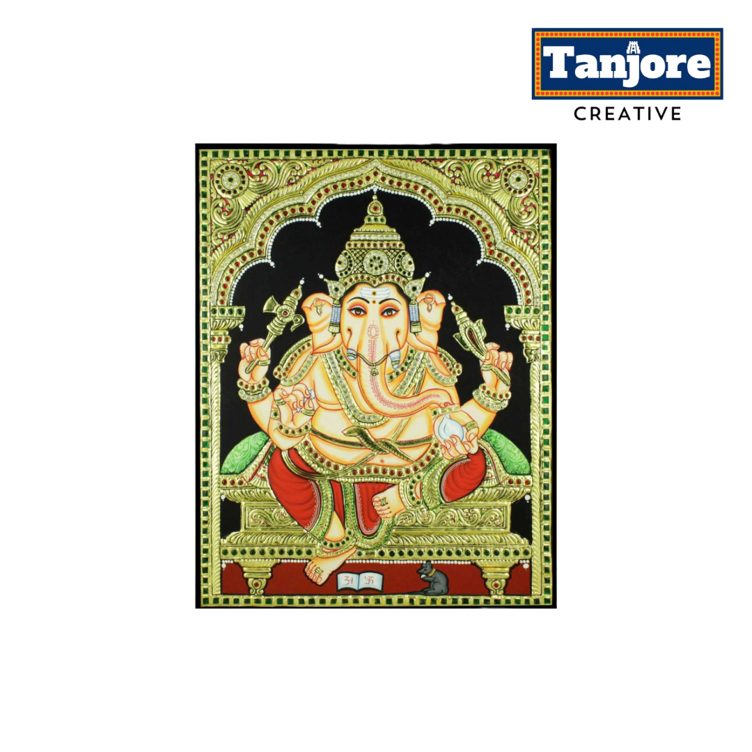 TANJORE PAINTING GANESHA