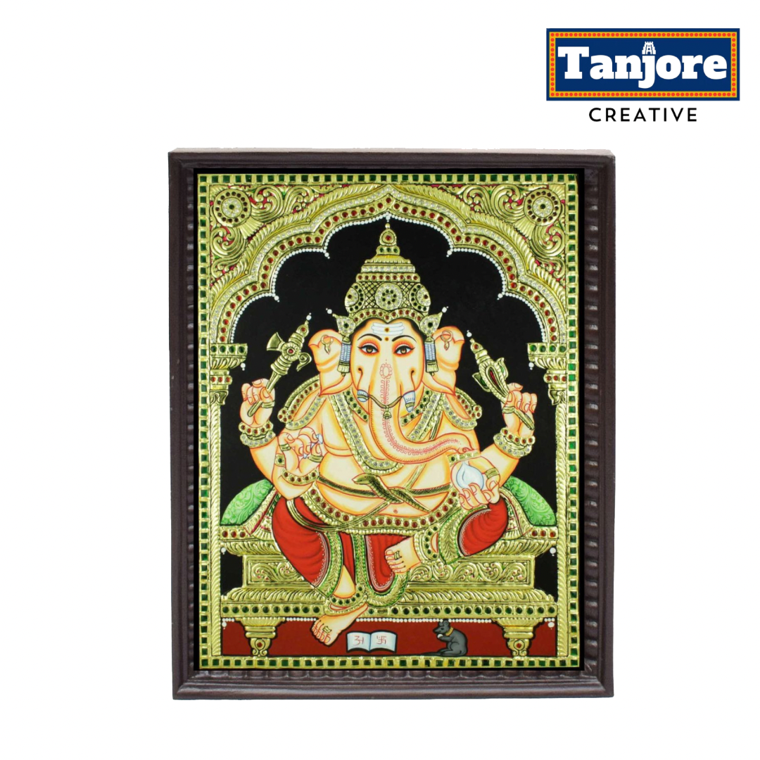 TANJORE PAINTING GANESHA