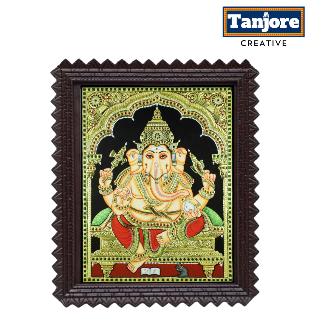 TANJORE PAINTING GANESHA