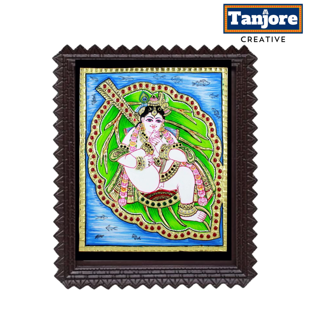 TANJORE PAINTING ALILAI KRISHNA