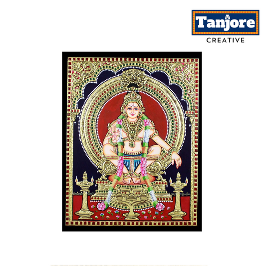 TANJORE PAINTING AYYAPPAN