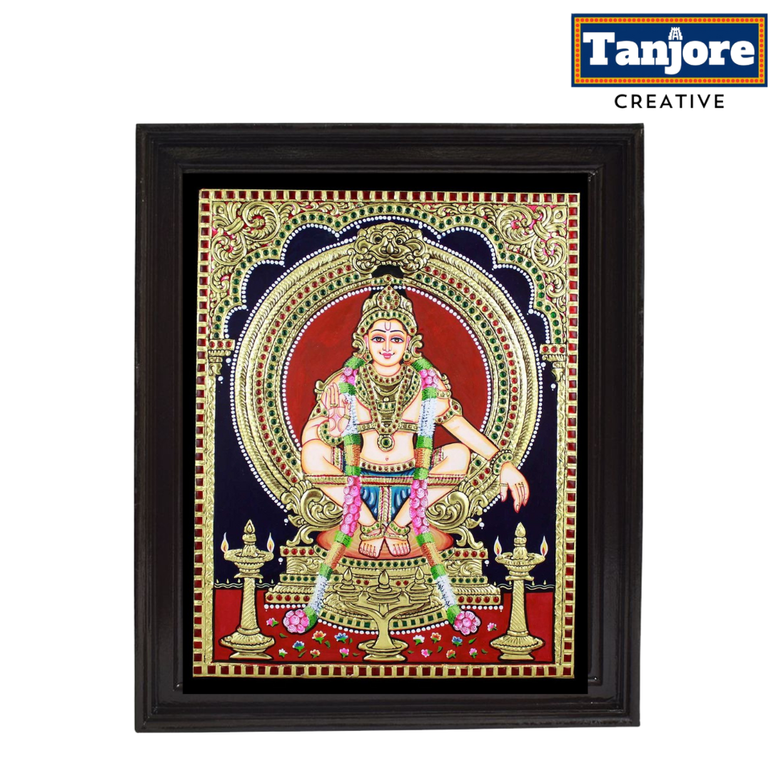 TANJORE PAINTING AYYAPPAN