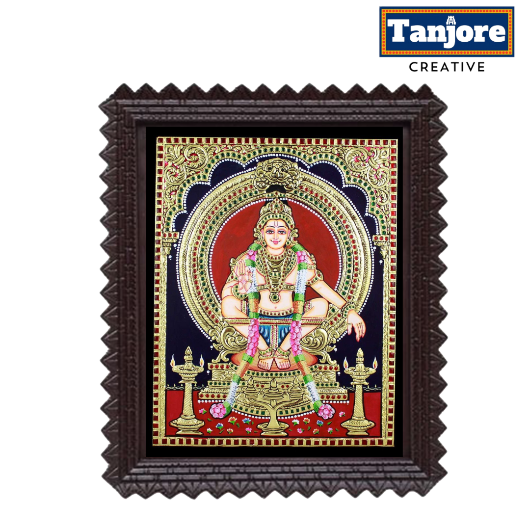 TANJORE PAINTING AYYAPPAN