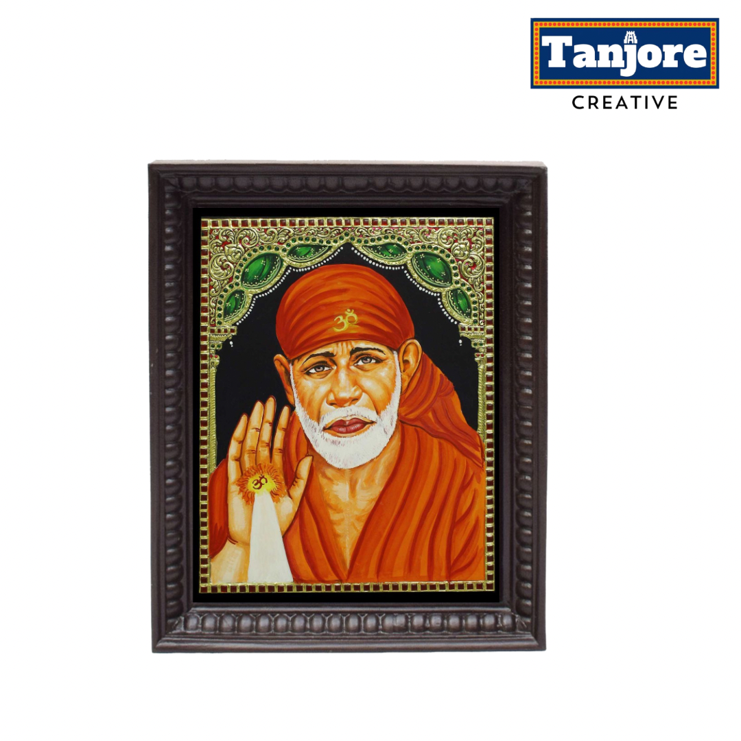 TANJORE PAINTING SAI BABA