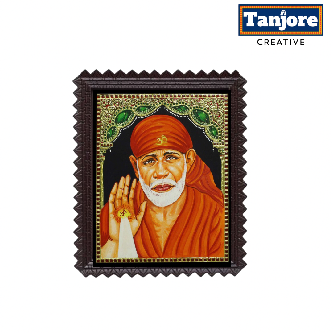 TANJORE PAINTING SAI BABA