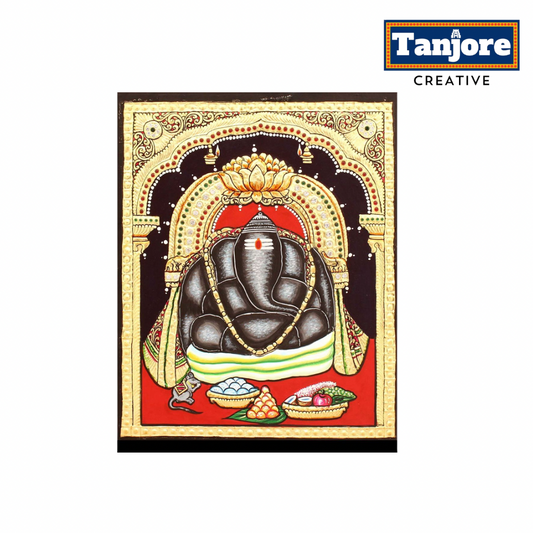 TANJORE PAINTING KANIPAKAM GANESHA