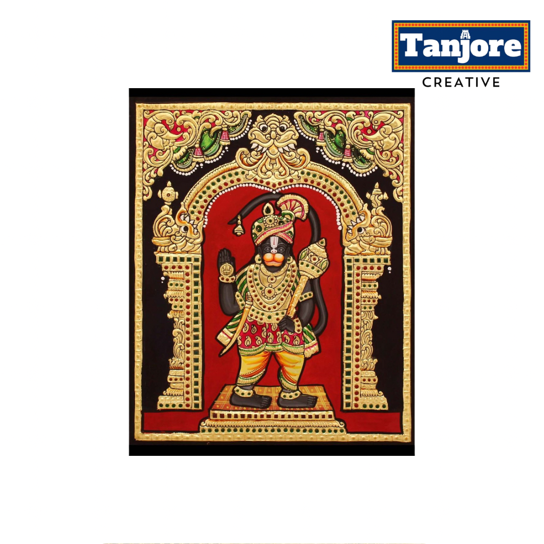 TANJORE PAINTING PEELAMEDU HANUMAN